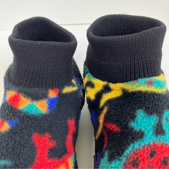 Acorn Kadabra Fleece Slippers Moccasins Wild Critters Kids Size 13 1/2 - 2 1/12 - Picture 4 of 13